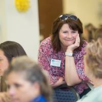 PSS talking at luncheon